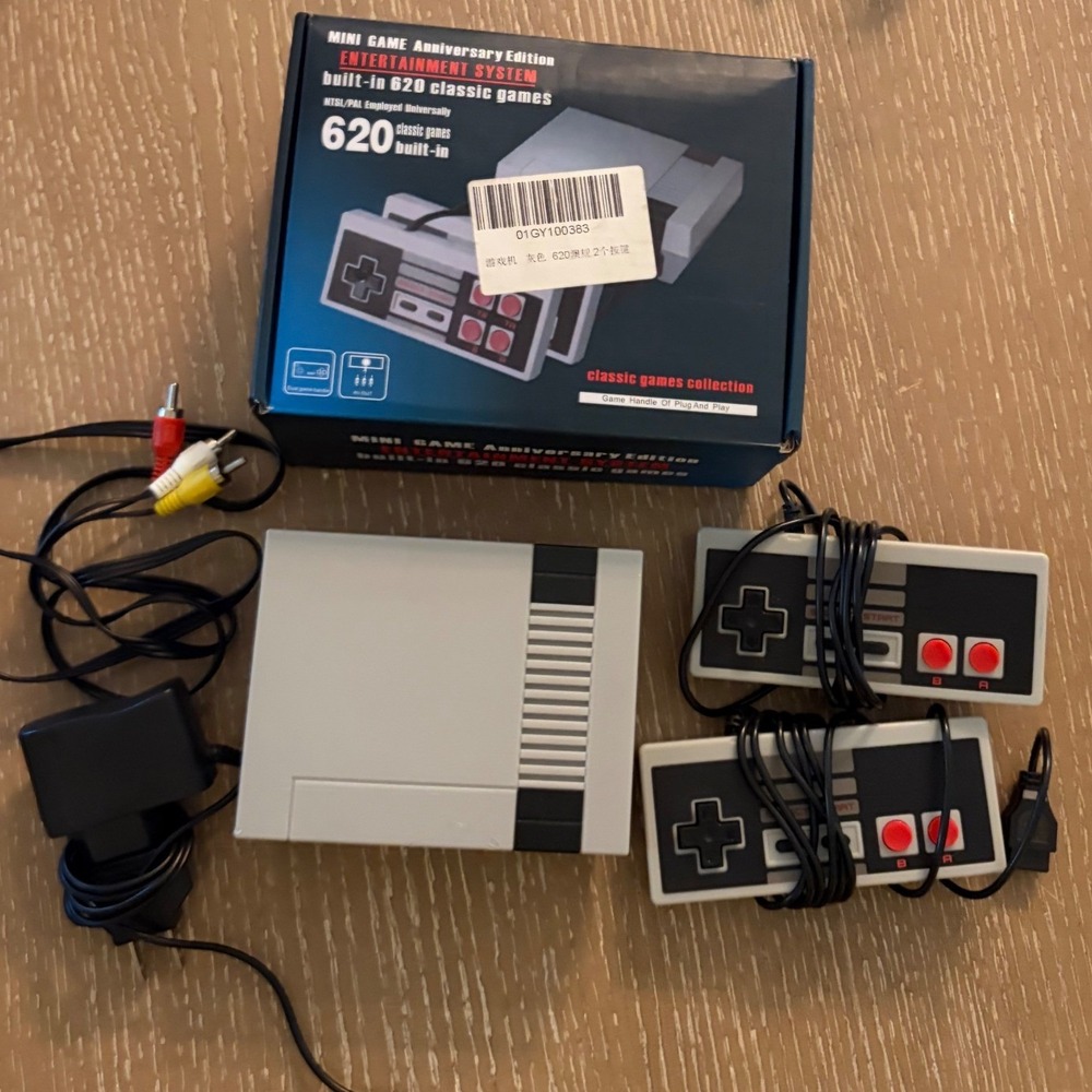 Mini Game Anniversary Edition Entertainment System 620 Classic Games Console